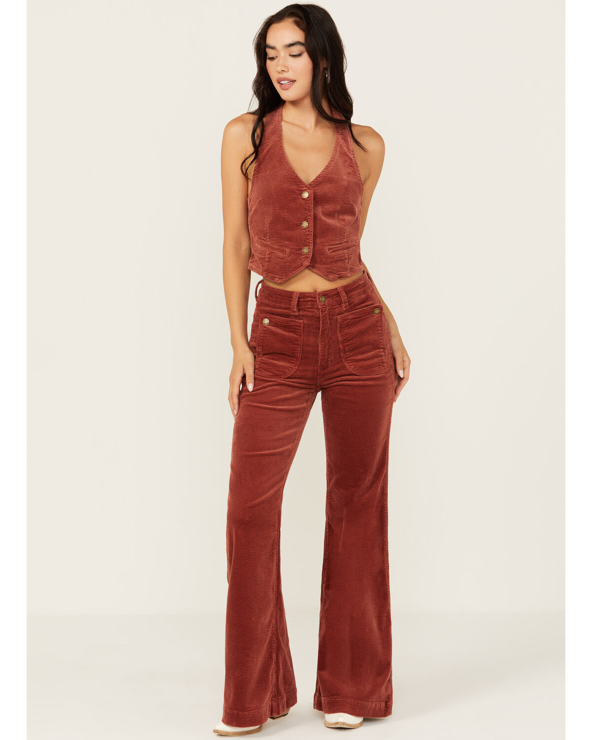 Women's Rolla's East Coast High Rise Corduroy Flare Pants