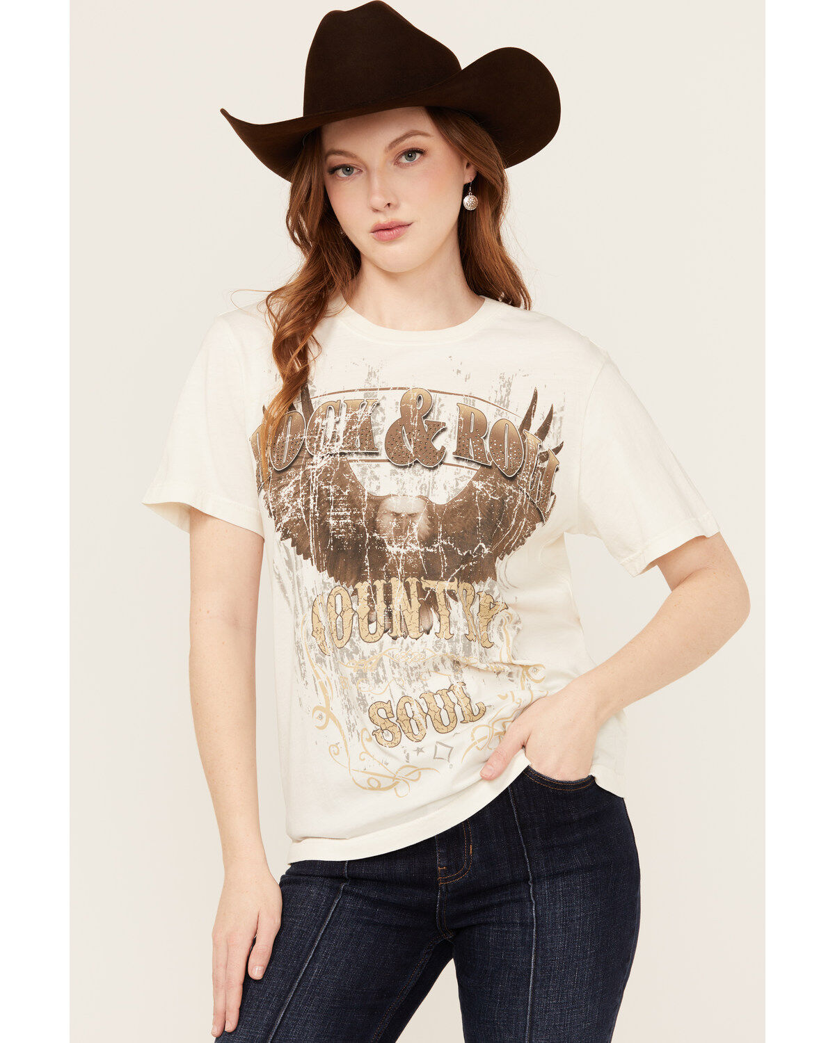 Women's Idyllwind Rock & Roll Country Soul Short Sleeve Graphic Tee