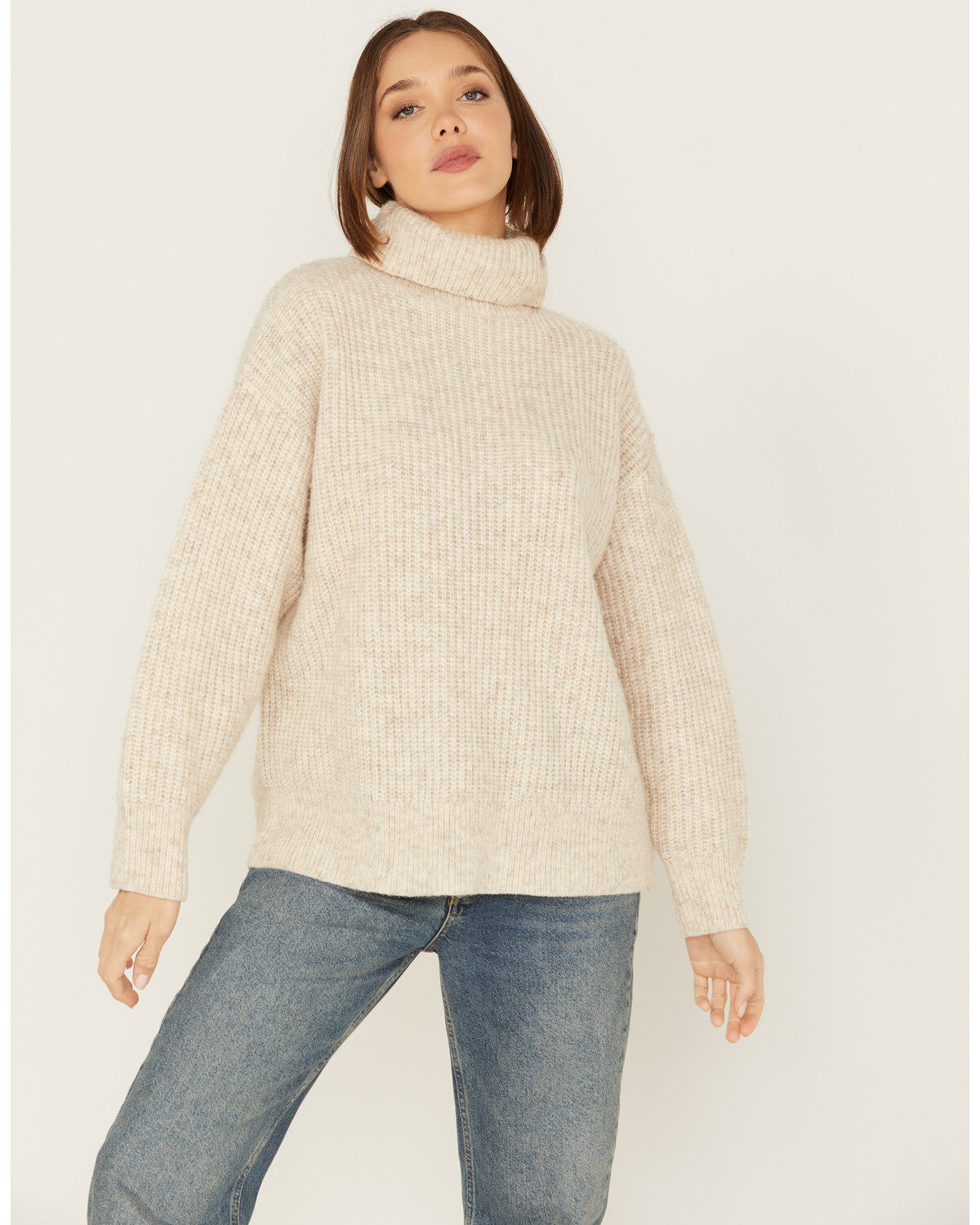 Women's Cleo + Wolf Oversized Turtleneck Sweater