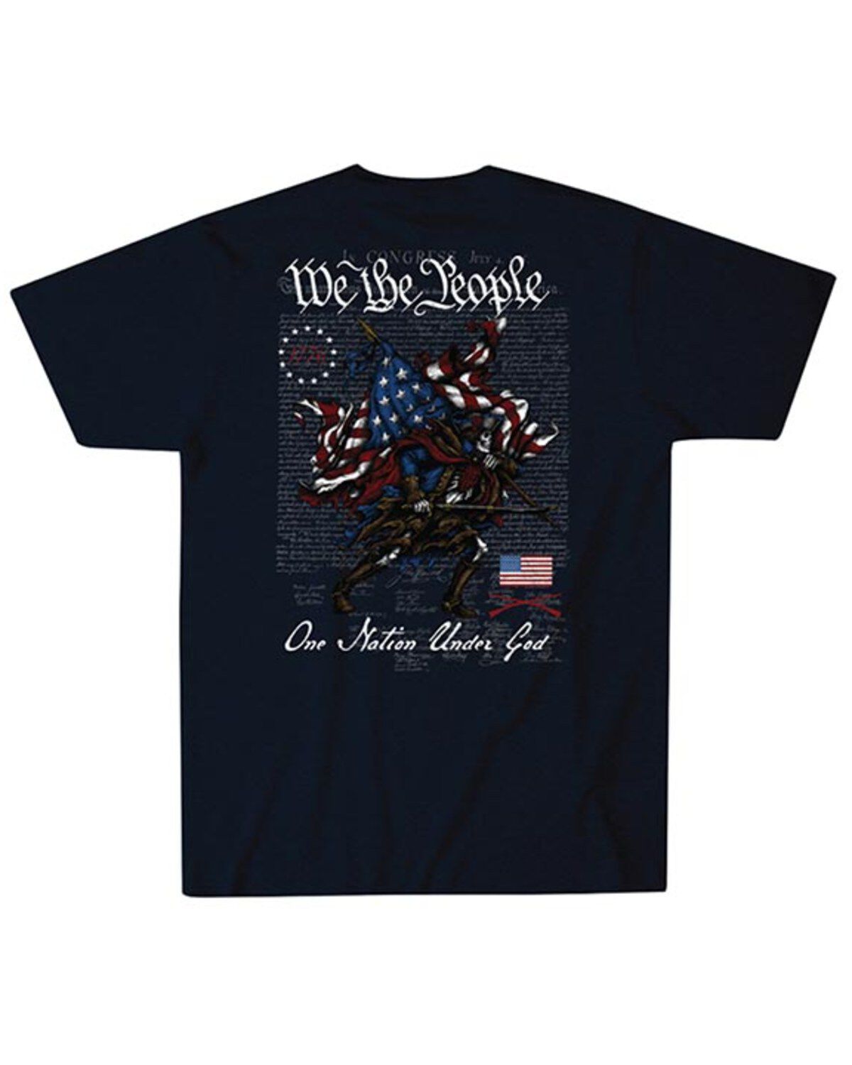 Men's Howitzer Nation Under God Short Sleeve Graphic T-Shirt