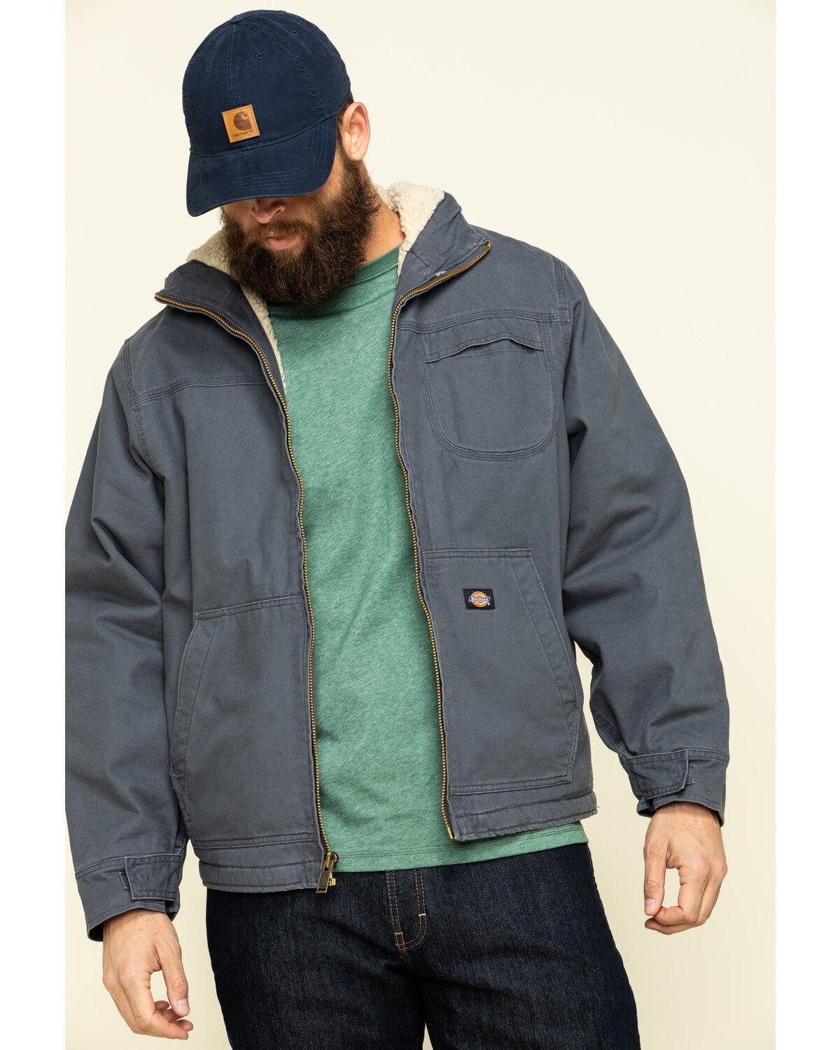 Dickies Hooded Sherpa Lined Work Jacket