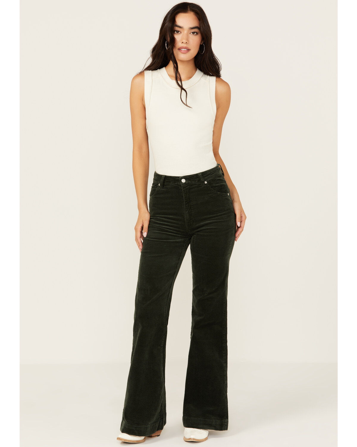 Women's Rolla's High Rise Eastcoast Corduroy Stretch Flare Jeans
