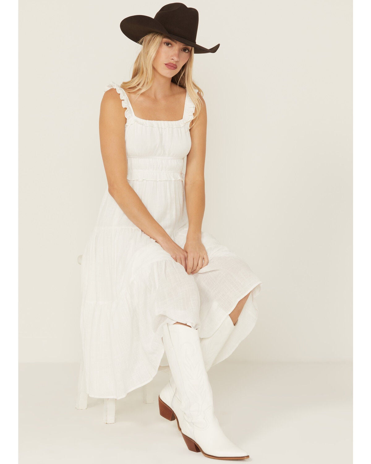 Women's Yura Solid Sleeveless Midi Dress