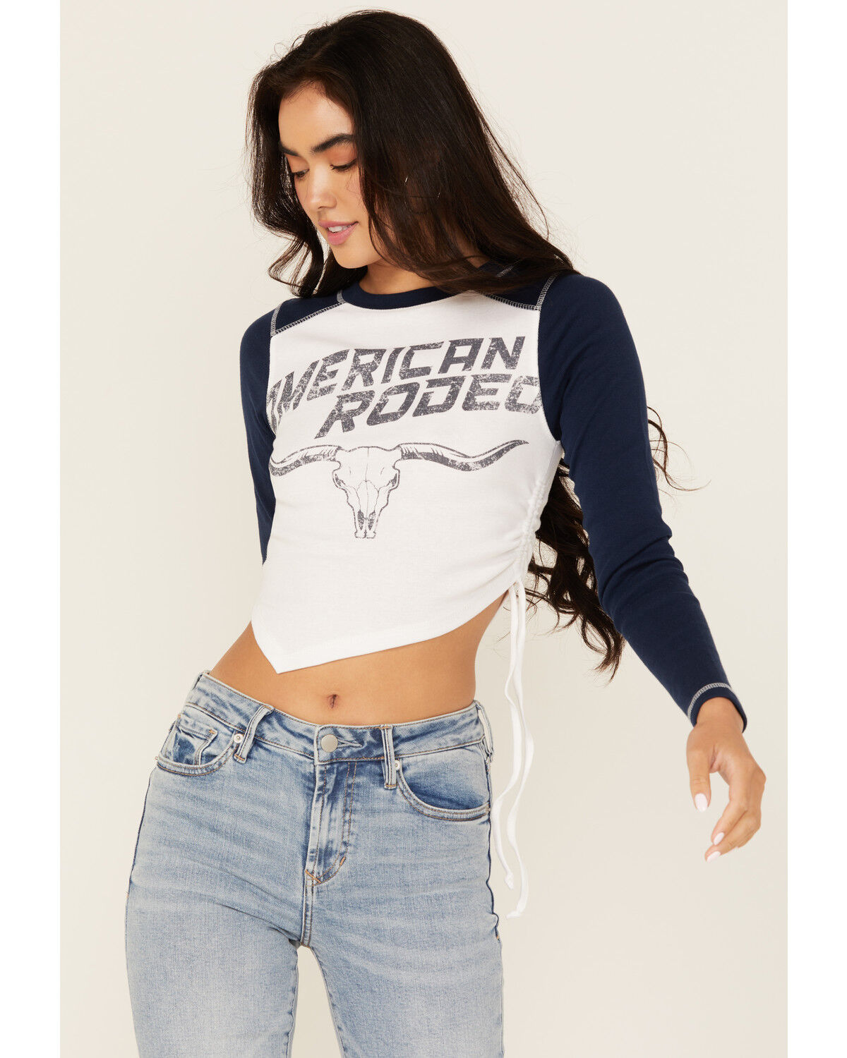 Women's Youth in Revolt American Rodeo Long Sleeve Graphic Tee