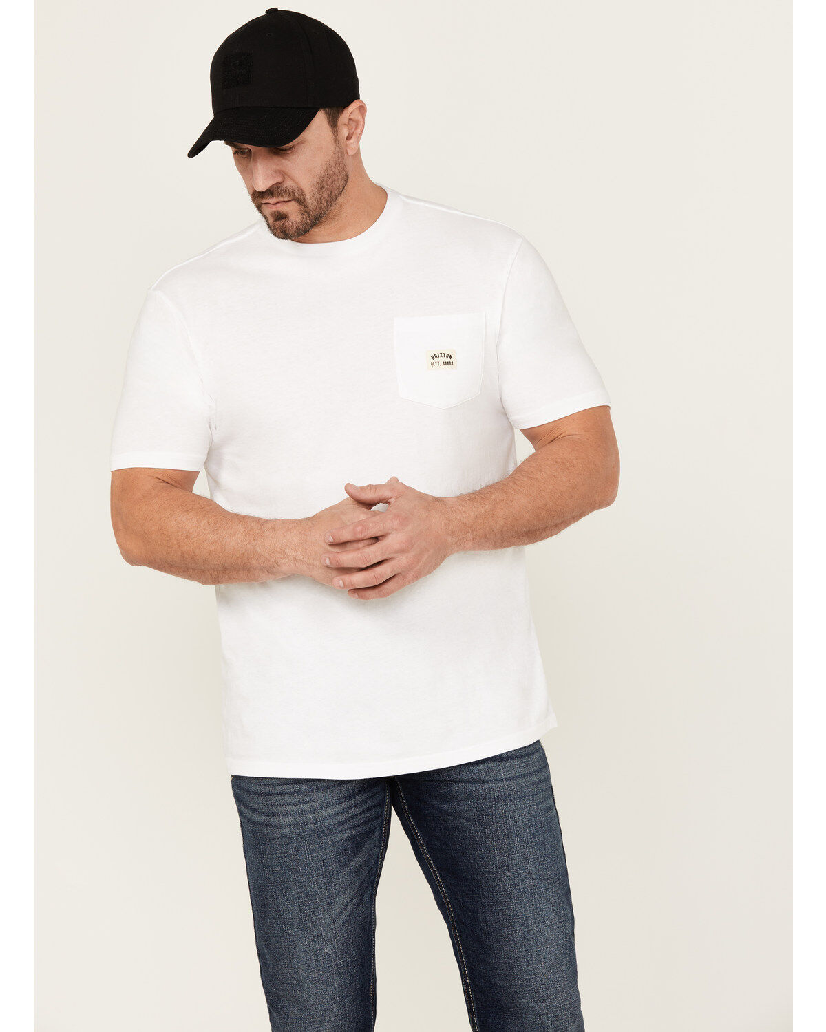 Men's Brixton Woodburn Short Sleeve Pocket T-Shirt