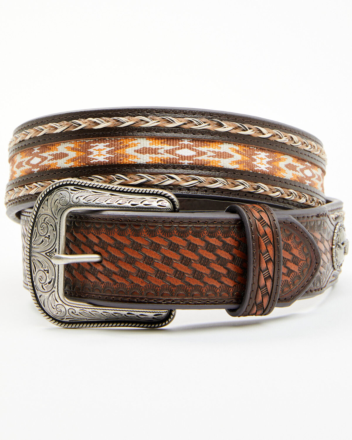 Men's Cody James Atwood Southwestern Inlay Belt - Big