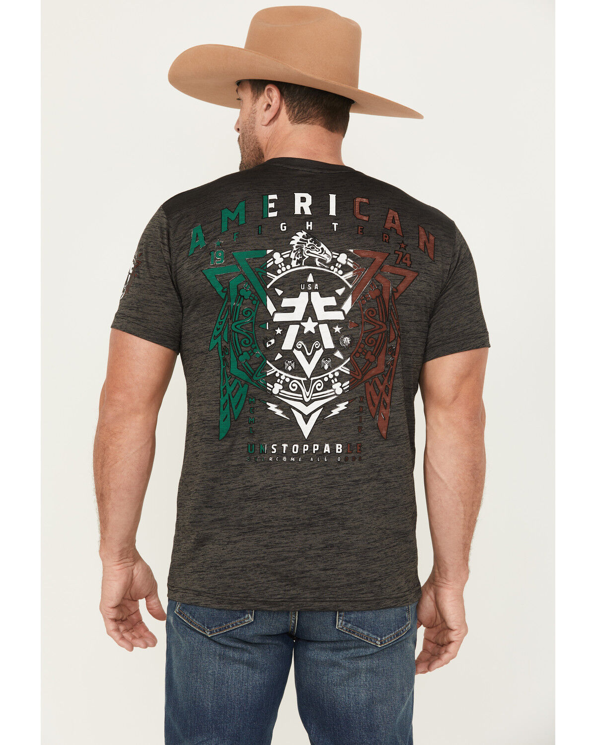 Men's American Fighter Devine Short Sleeve Graphic T-Shirt