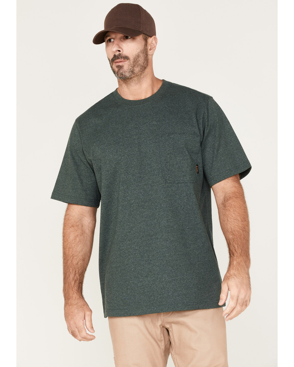 Men's Hawx Forge Solid Work Pocket T-Shirt - Big & Tall