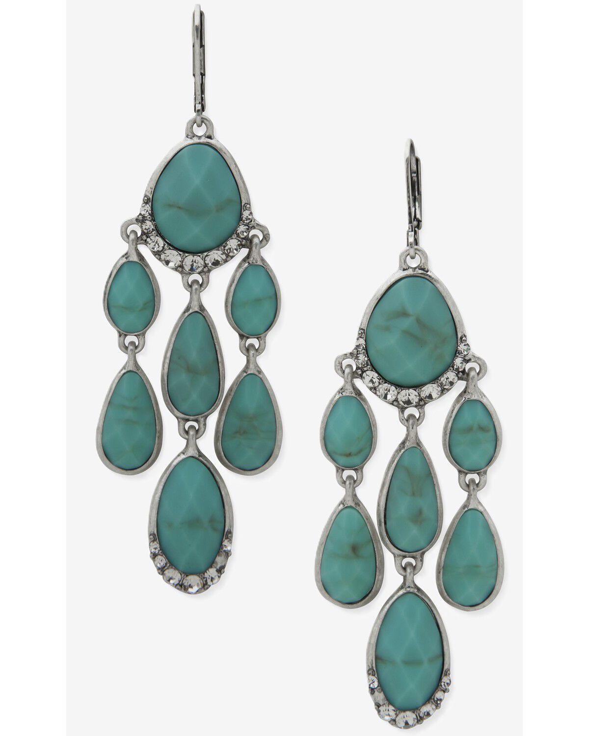 Women's Lainey Wilson Stone Cluster Chandelier Earrings