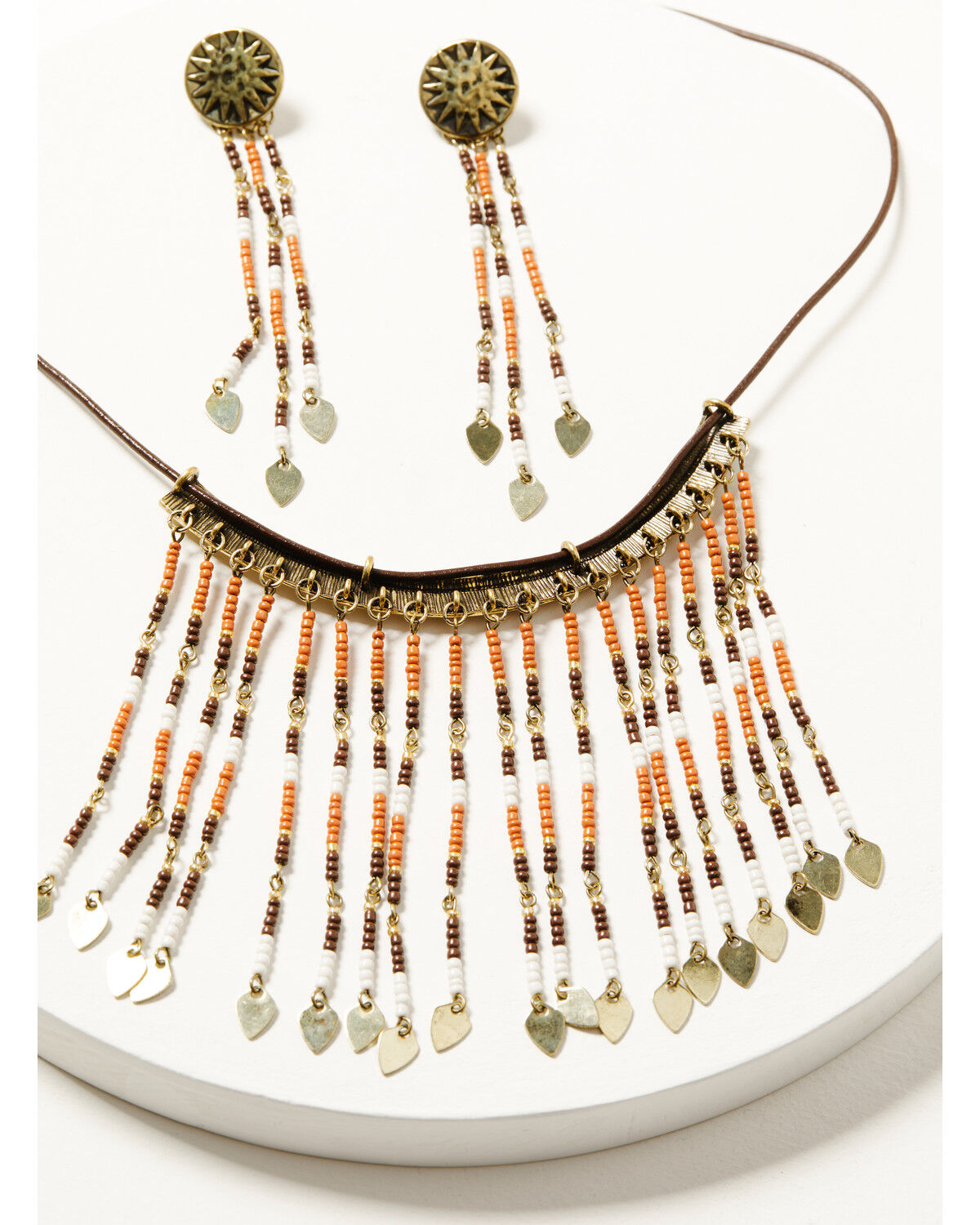 Women's Shyanne Desert Rose Antique Seed Bead Jewelry Set - 2 Piece