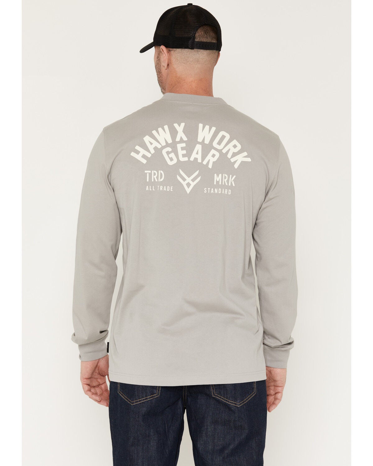 Men's Hawx Standard Graphic Long Sleeve Work T-Shirt