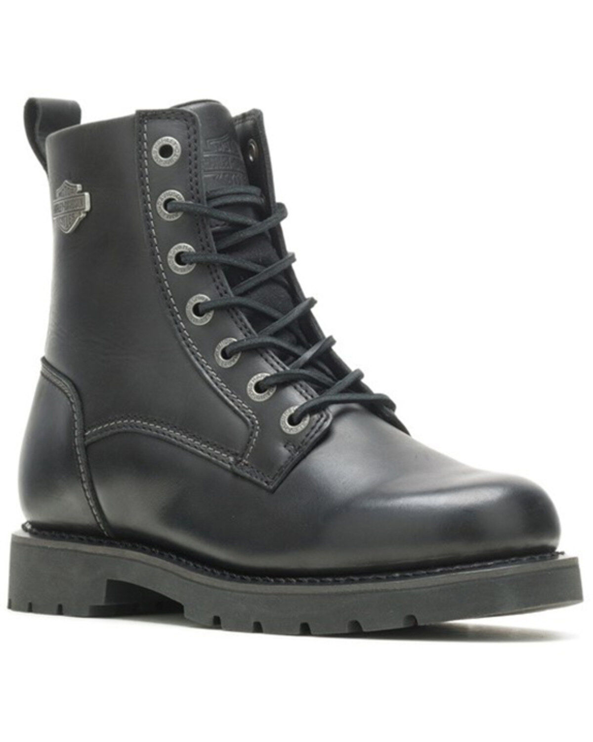 Men's Harley Davidson Hannon 6 1/2" Lace-Up Casual Moto Boots - Round