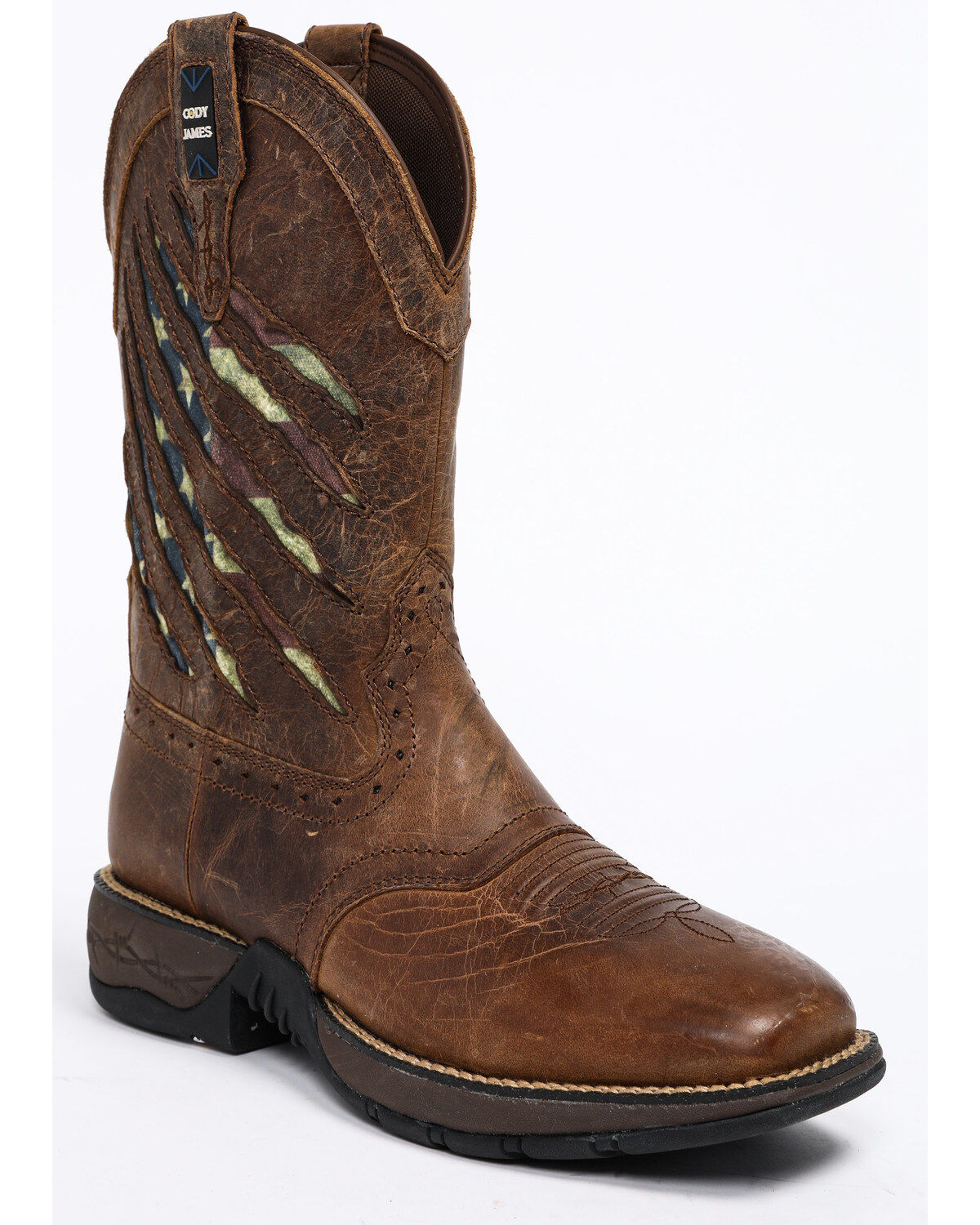 Men's Cody James Scratch American Flag Lite Performance Western Boots