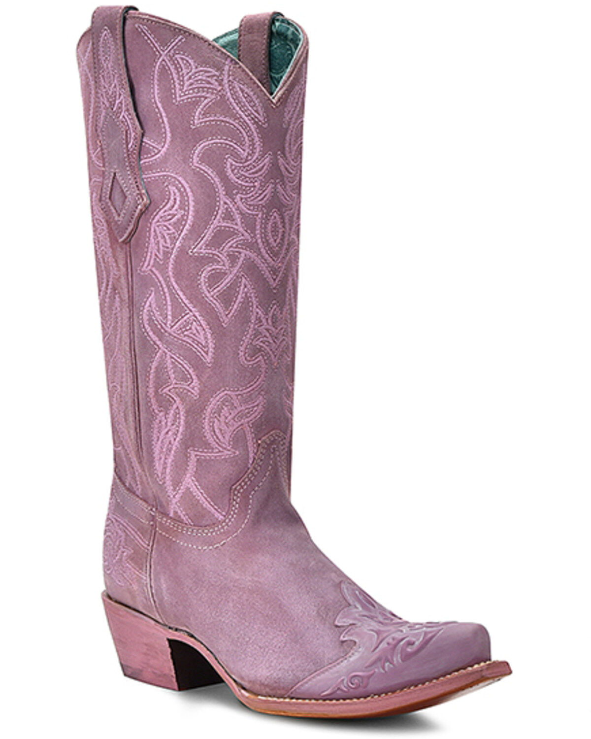 Women's Corral Embroidered Western Boots - Snip Toe