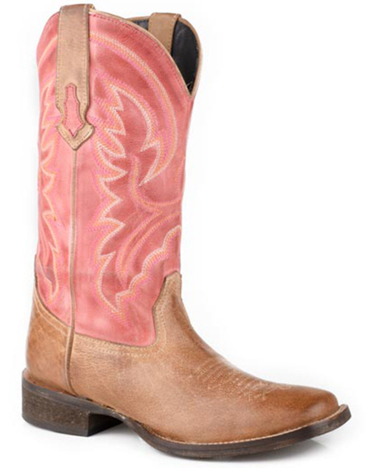 Women's Roper Lindsey Western Boots - Broad Square Toe