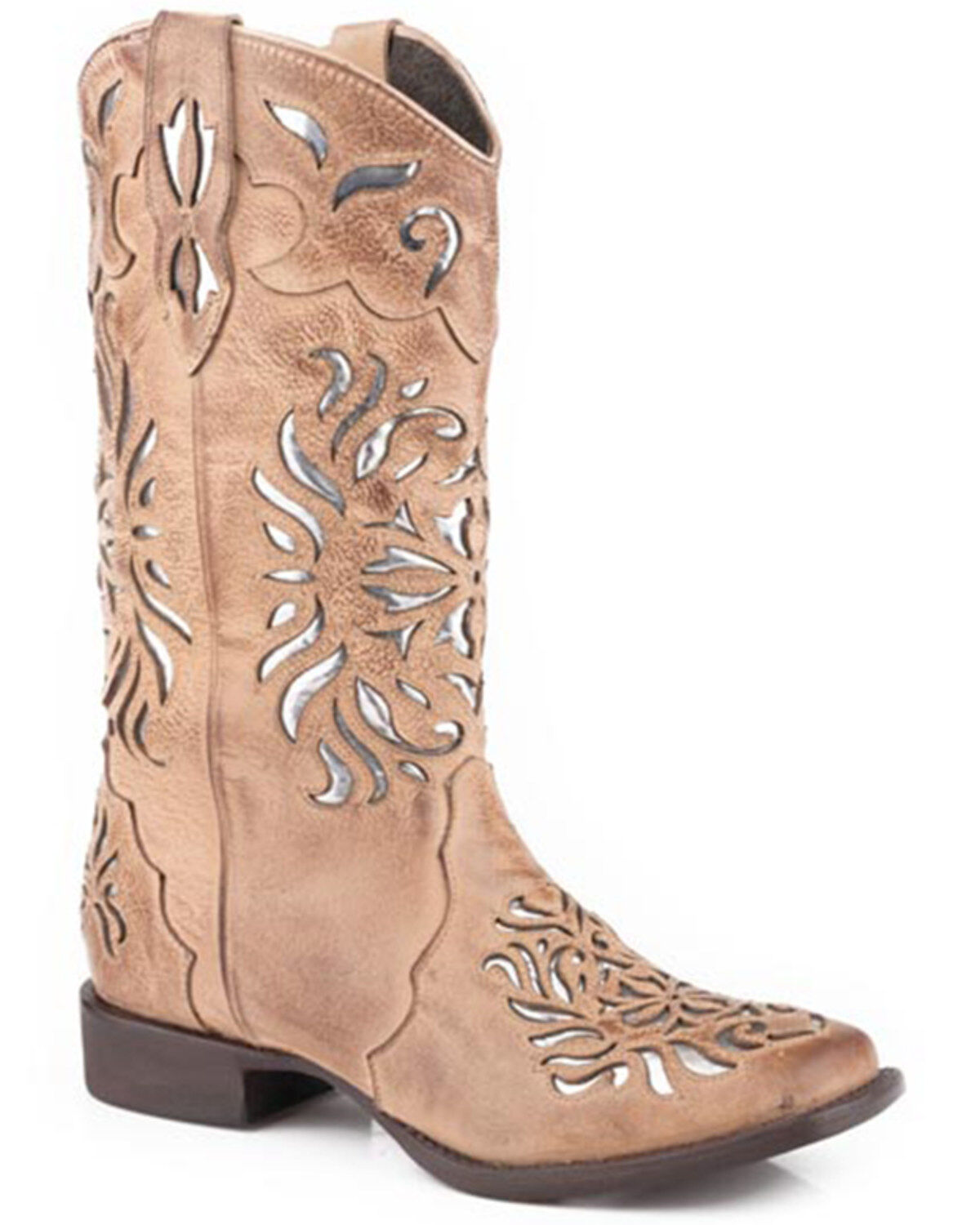 Women's Roper Belle II Western Boots - Broad Square Toe
