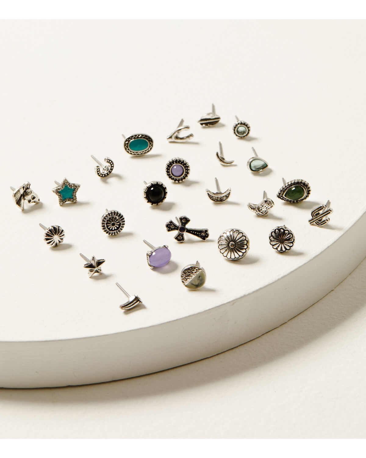 Women's Shyanne Stud Urban Cowgirl Earring Set - 24 Piece