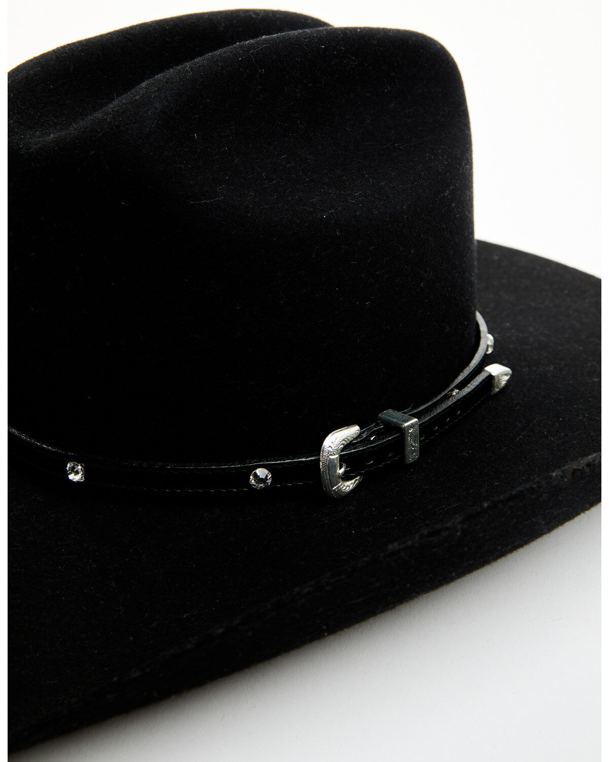 Women's Austin Accent Leather Rhinestone Hat Band