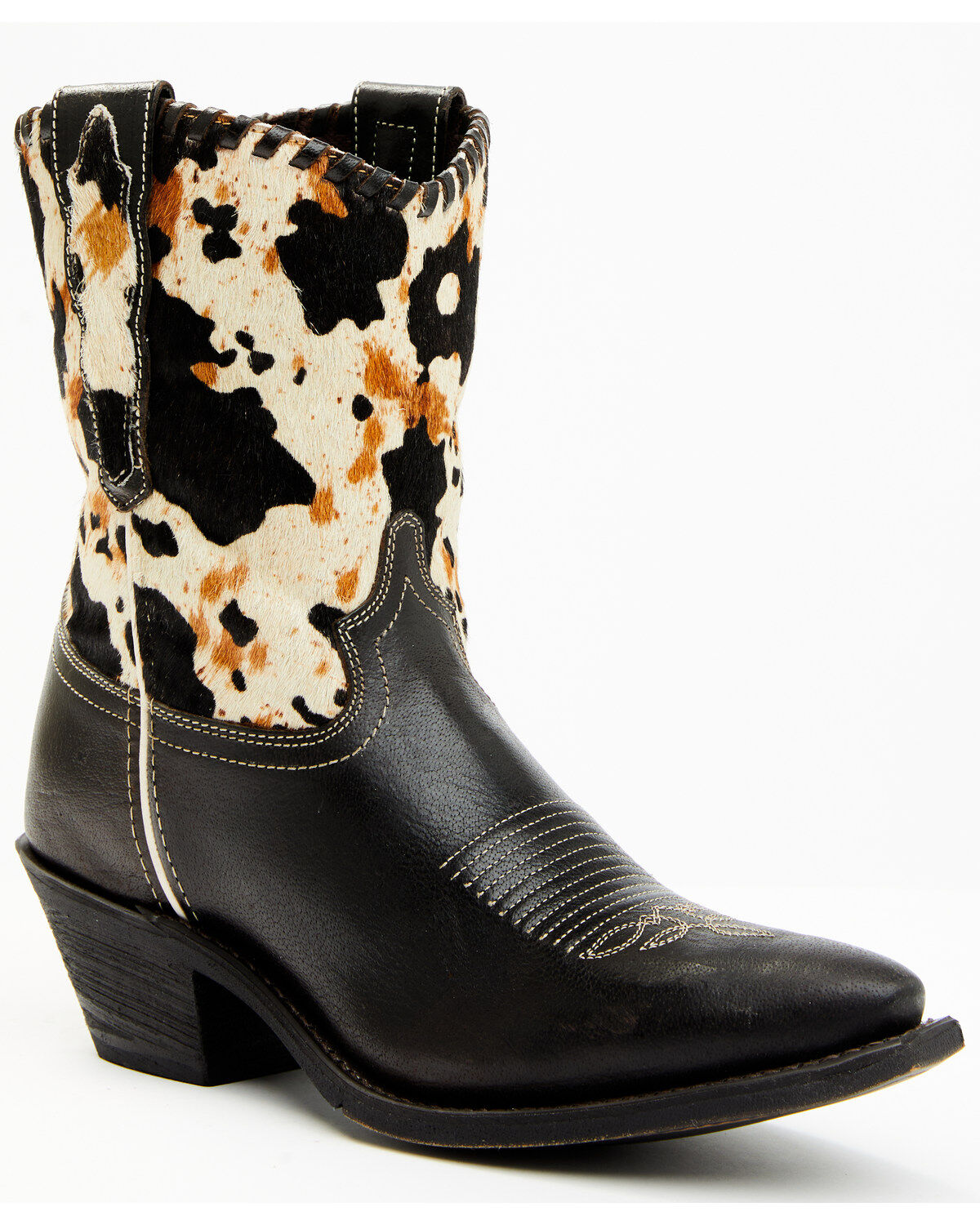 Women's Laredo Carleigh Hair On Hide Western Fashion Booties - Snip To