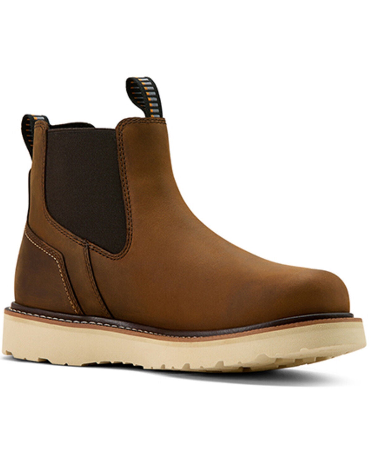 Men's Ariat Rebar Wedge Chelsea Waterproof Work Boots - Soft Toe