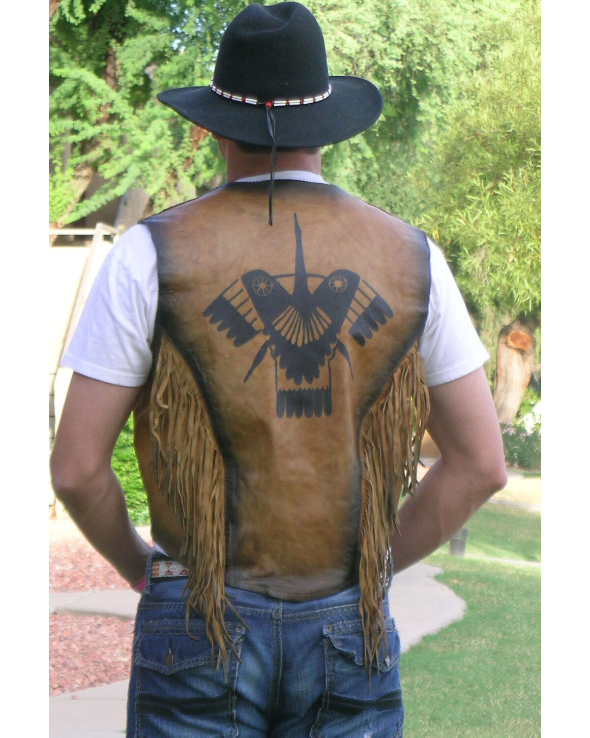 Men's Kobler Leather Thunderbird Vest