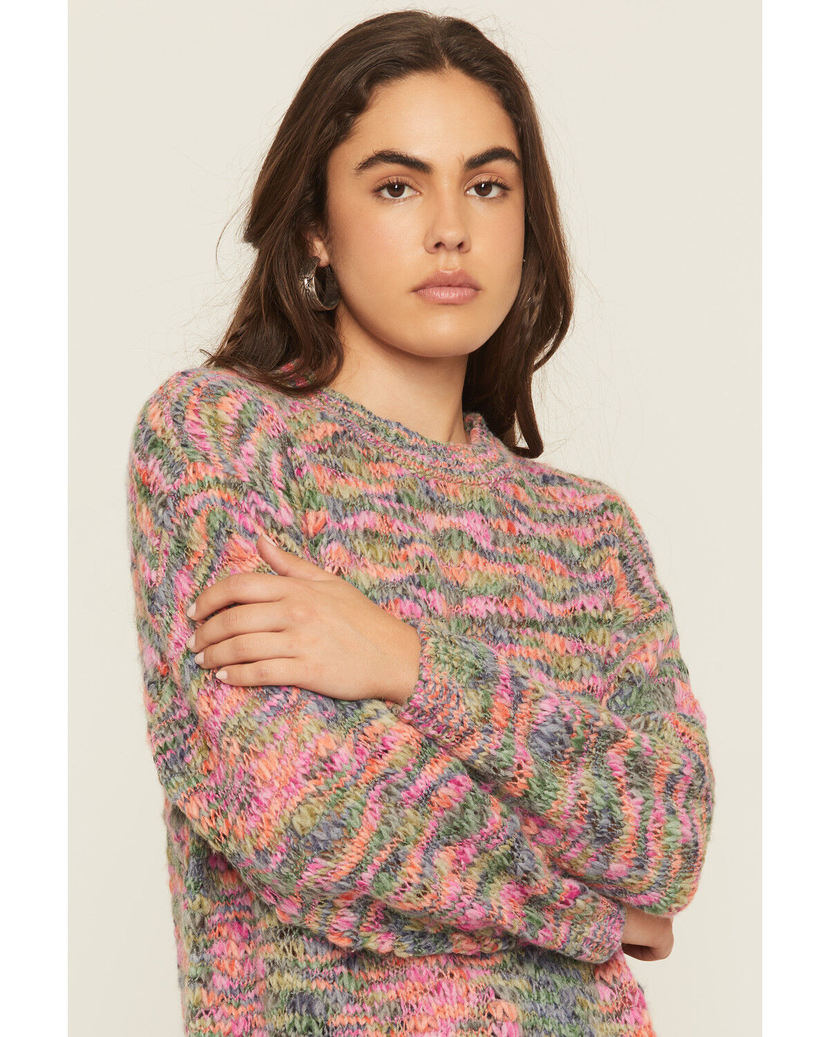 Women's Cleo + Wolf Oversized Pullover Sweater