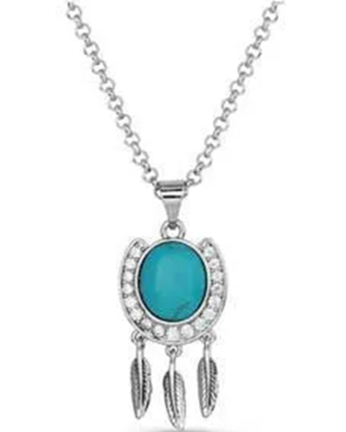 Women's Montana Silversmiths Catching Luck Horseshoe Necklace