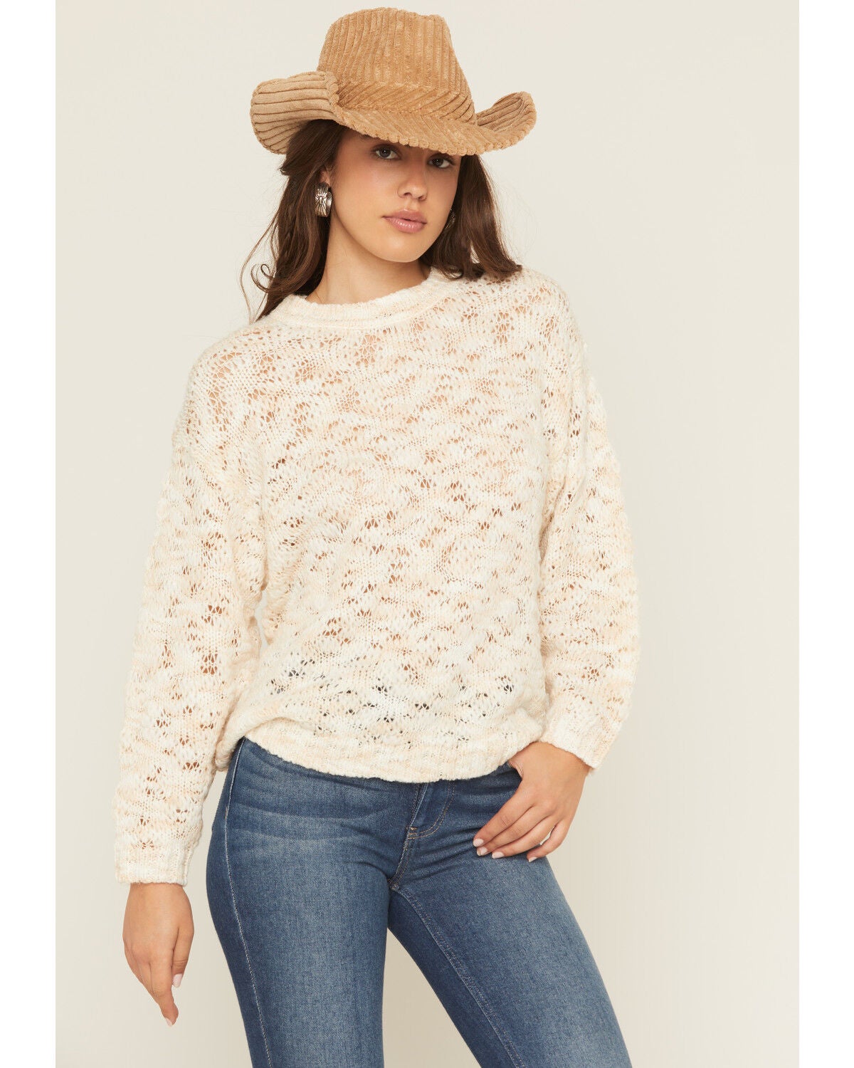 Women's Cleo + Wolf Oversized Pullover Sweater