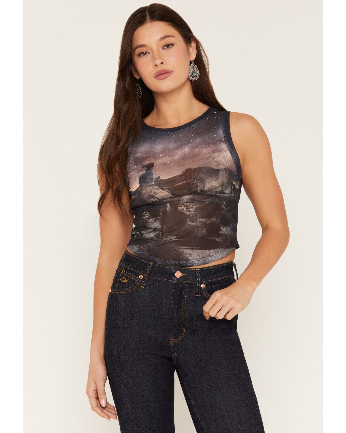 Women's Youth In Revolt Midnight Mesh Tank Top