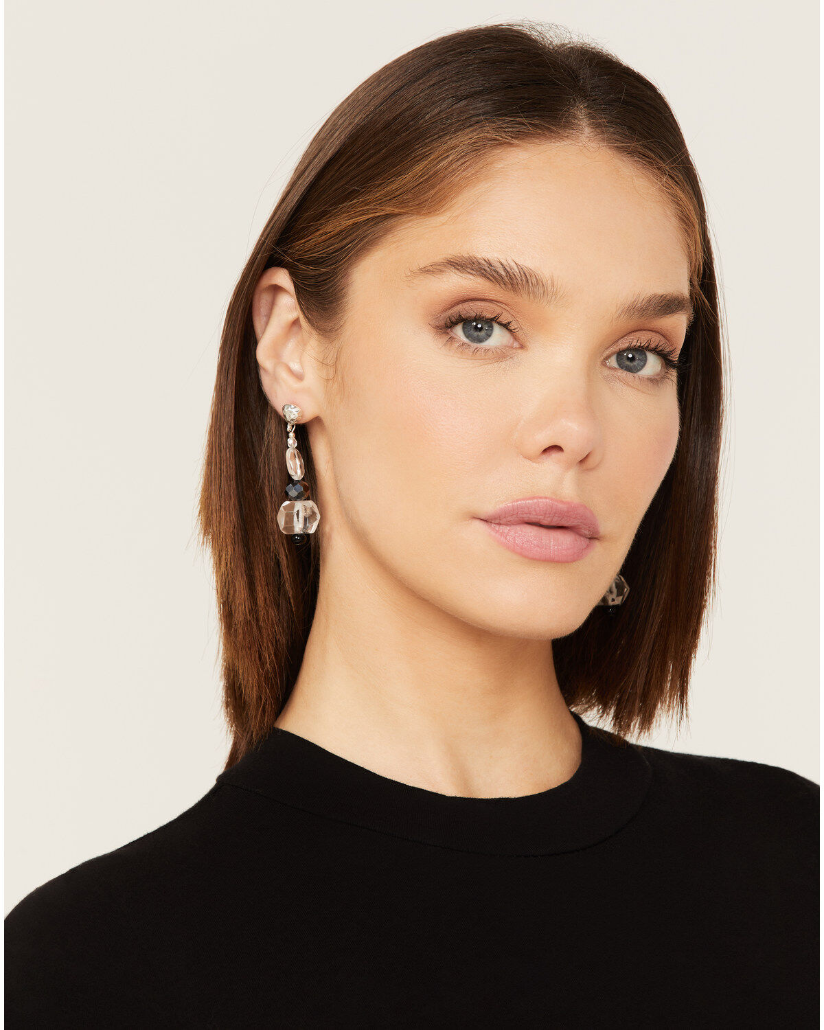 Women's Paige Wallace Quartz & Black Onyx Earrings