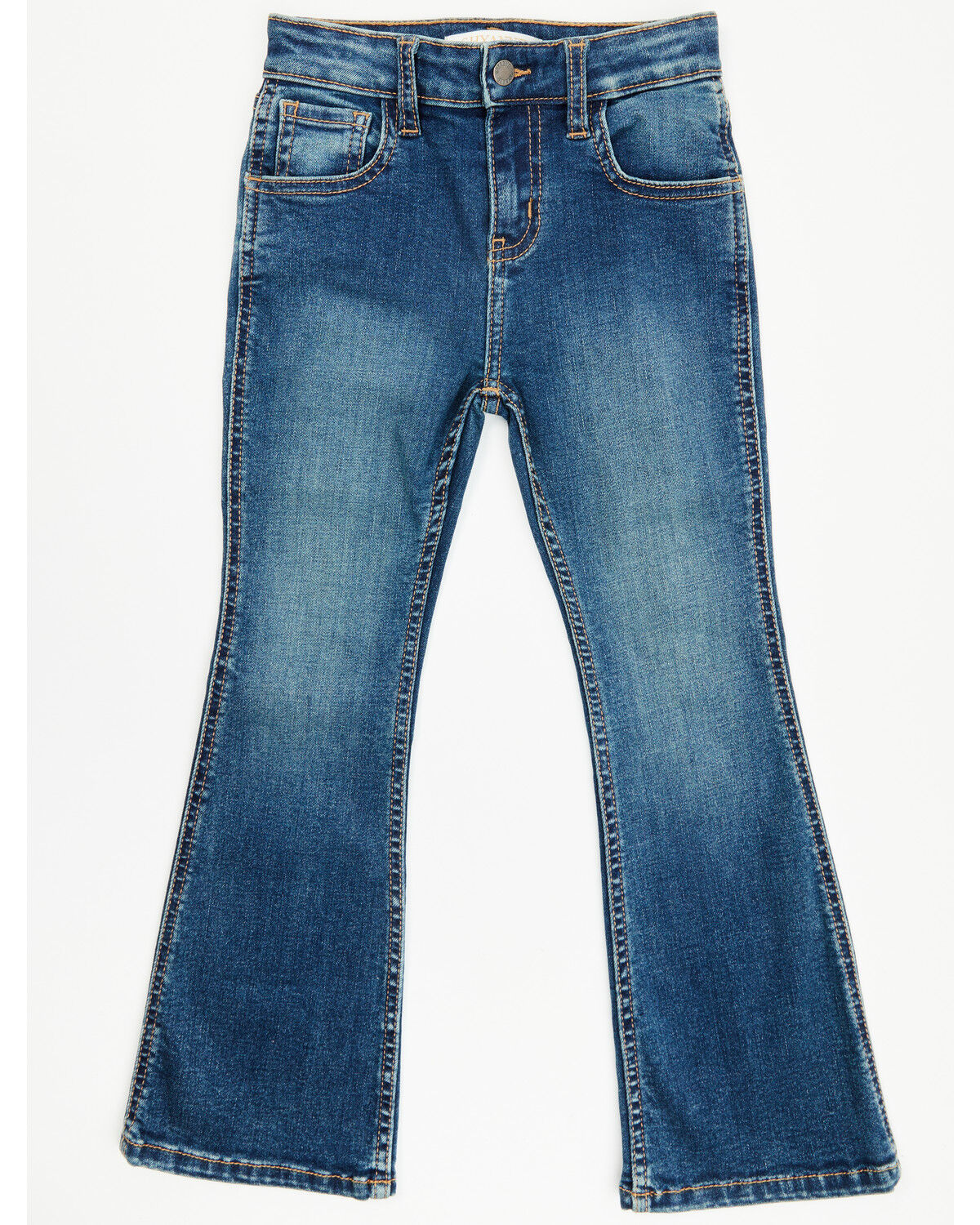 Girls' Shyanne Toddler Shayla Dark Wash Bootcut Stretch Denim Riding J