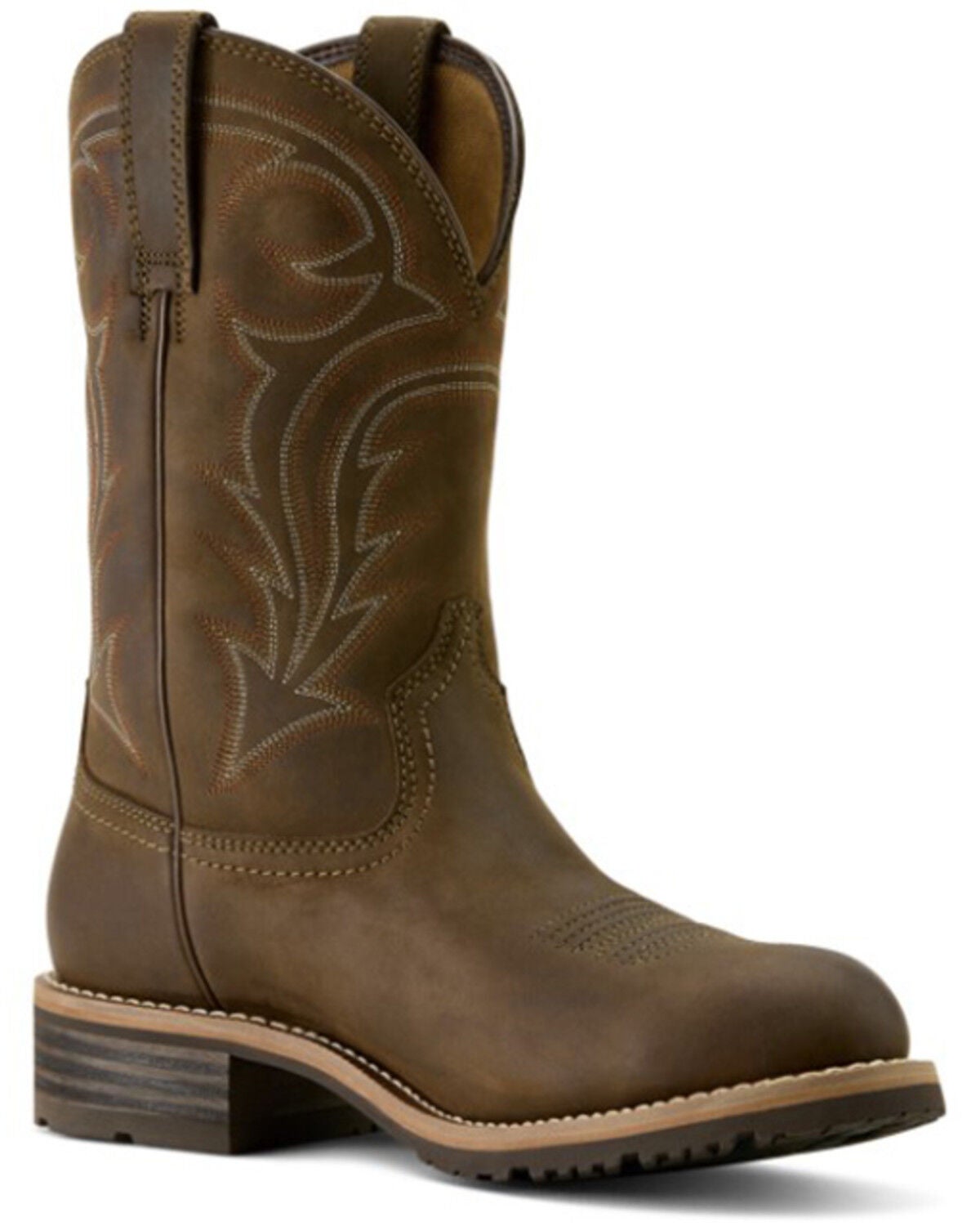 Men's Ariat Hybrid Rancher Waterproof Performance Western Boots - Roun