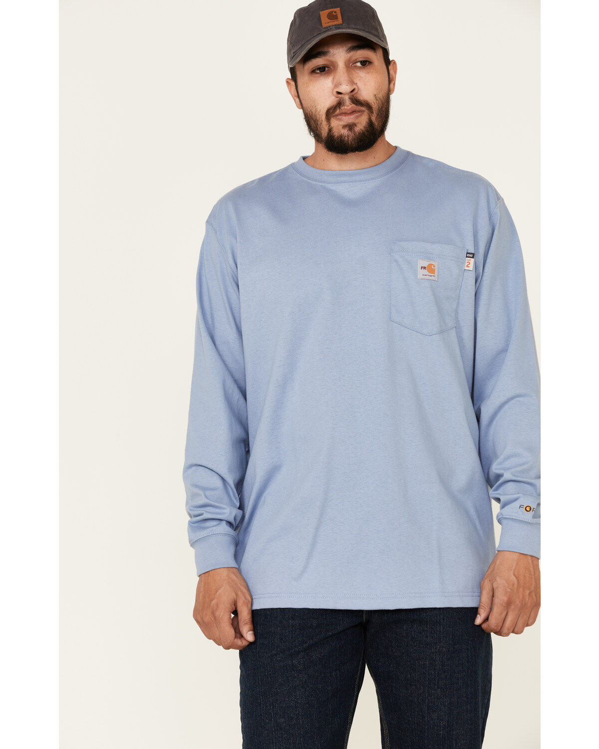 Men's Carhartt FR Long Sleeve Pocket Work Shirt