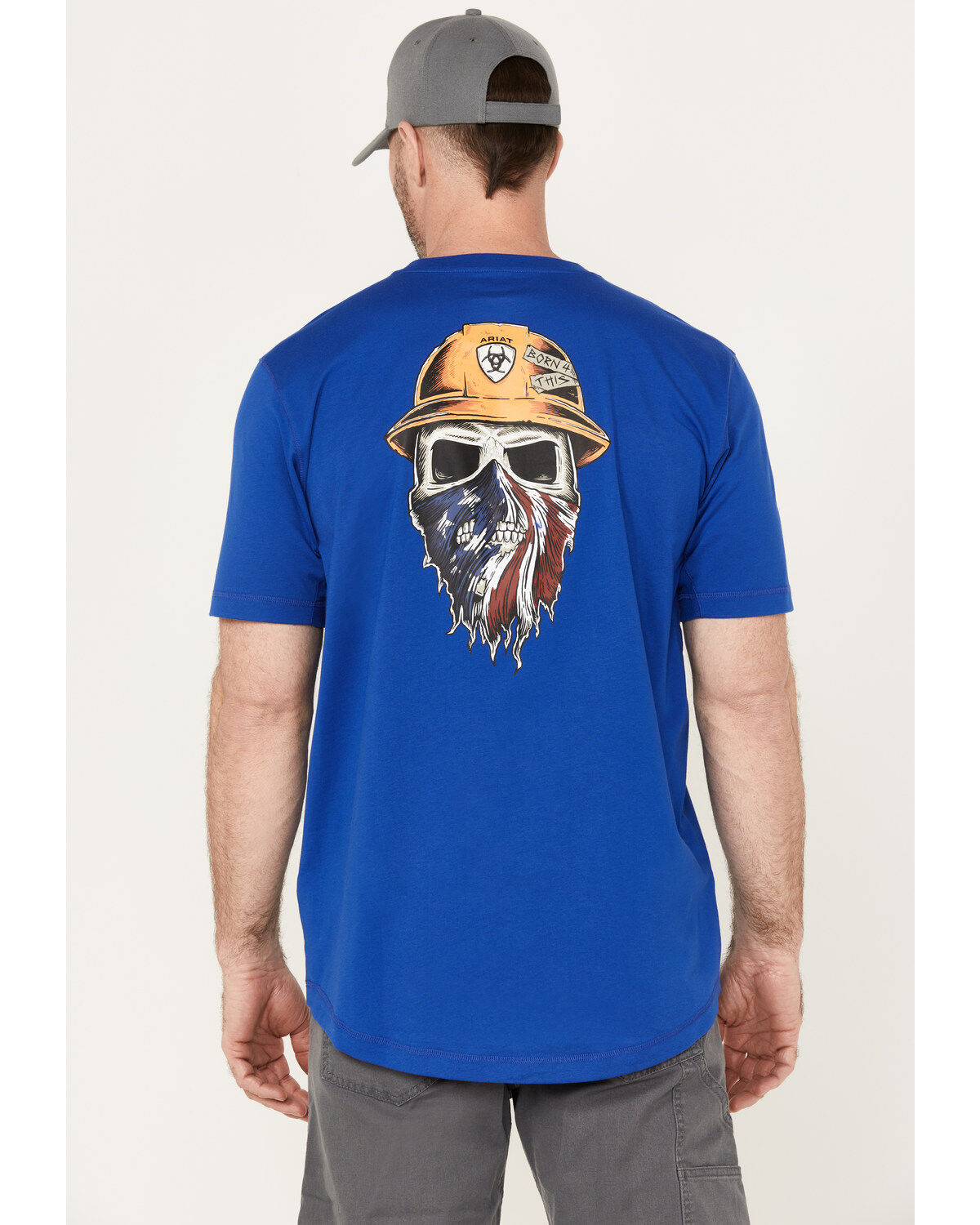 Men's Ariat Rebar Workman Born For This Short Sleeve T-Shirt