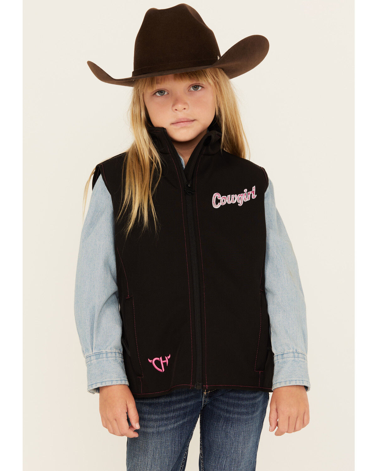 Girls' Cowgirl Hardware Sassy Cowgirls Vest