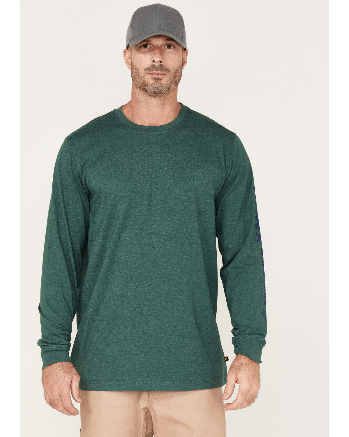 Men's Hawx Quality Goods Logo Graphic Work T-Shirt