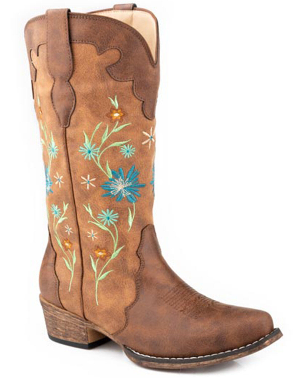 Women's Roper Riley Blossom Western Boots - Snip Toe