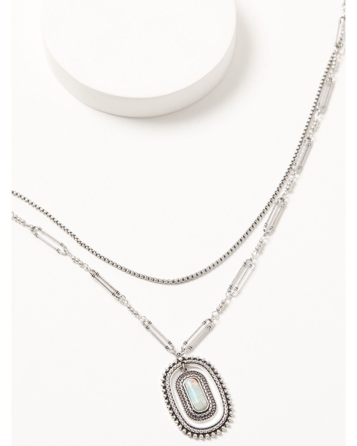 Women's Shyanne Double Drop Jasper Layered Necklace