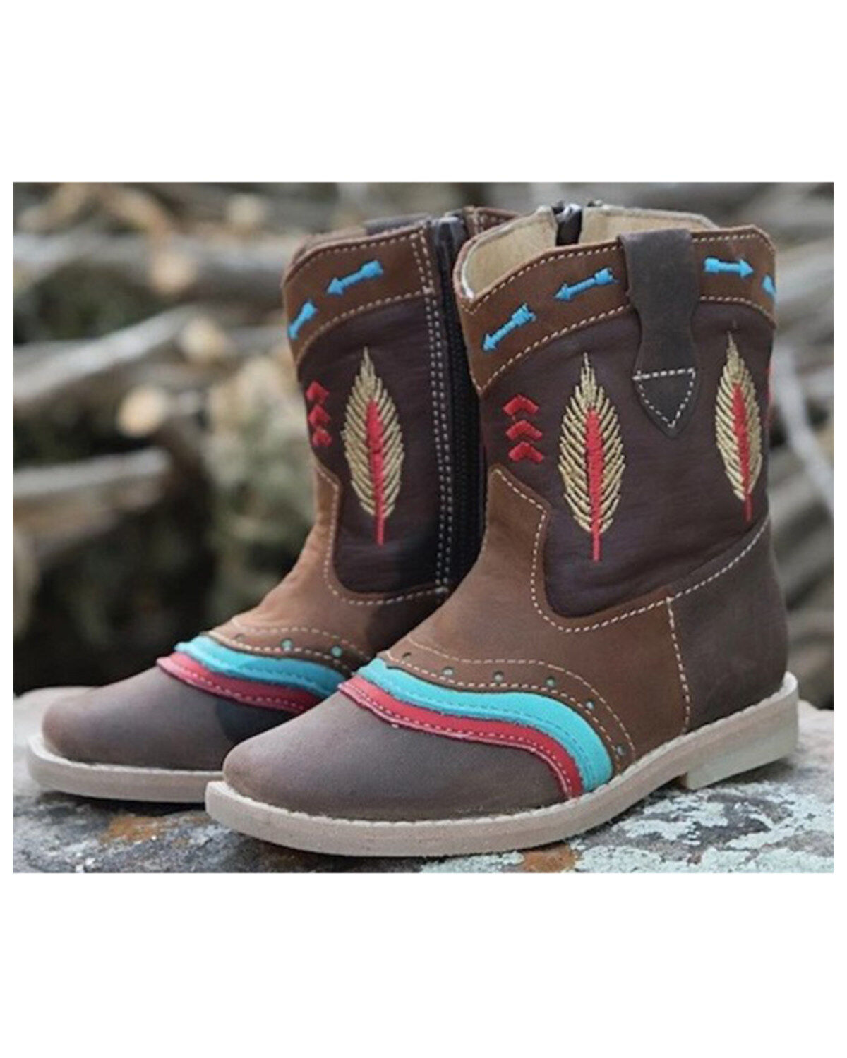 Boys' Shea Baby Maddox Western Boots - Square Toe