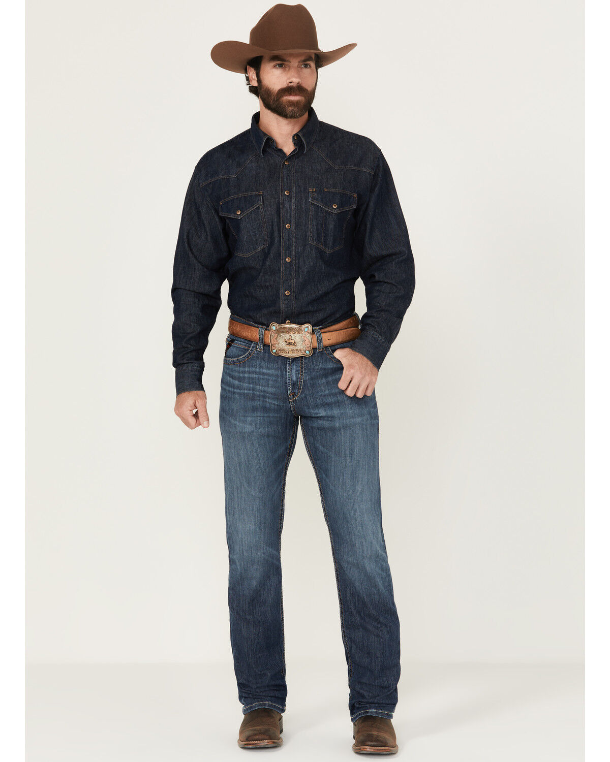 Men's Ariat FR M7 Slim Duralight Stretch Basic Straight Jeans