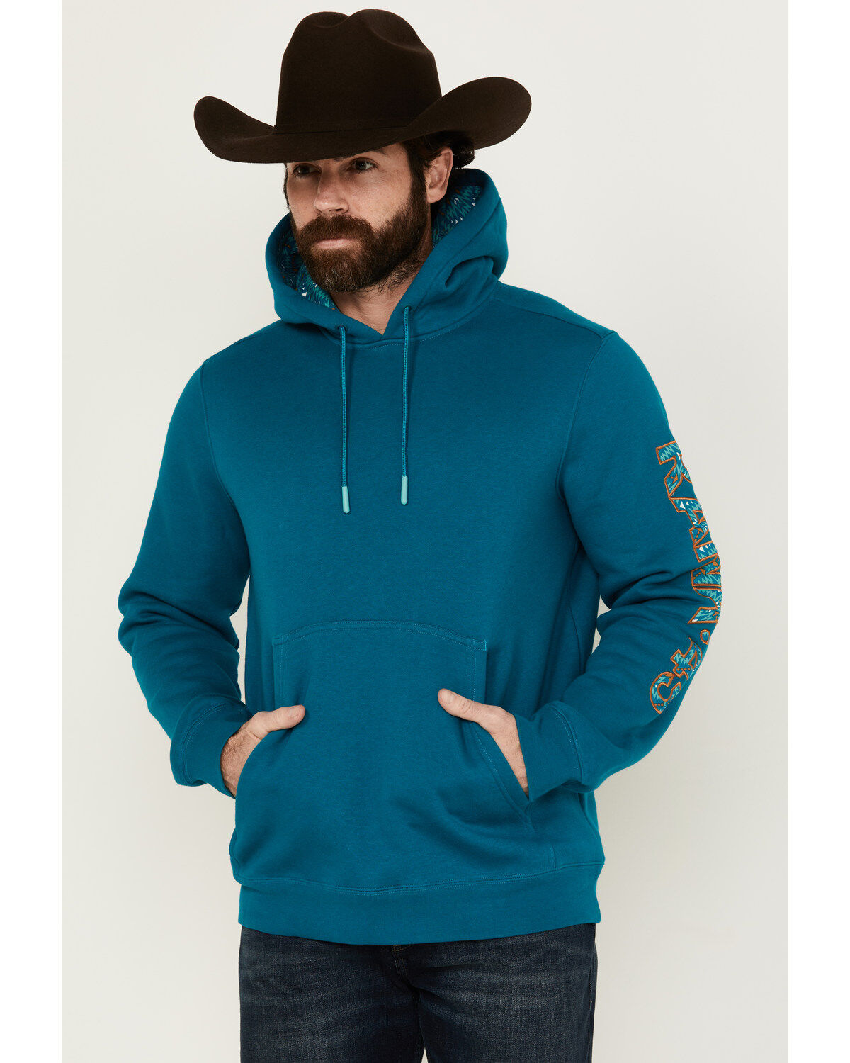 Men's RANK 45 Brundi Logo Hooded Sweatshirt