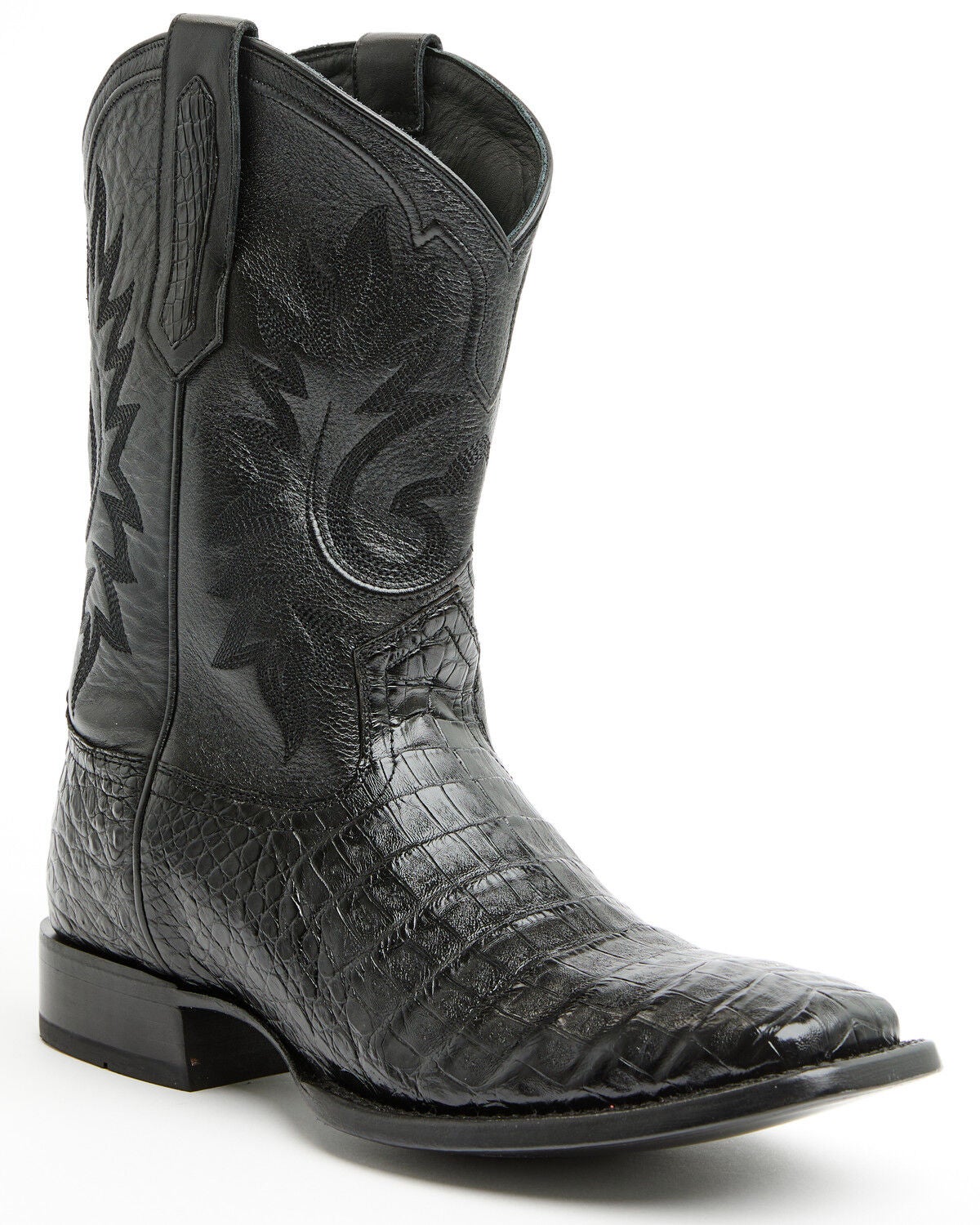 Men's Cody James Black 1978 The Hayward Exotic Caiman Belly Western B