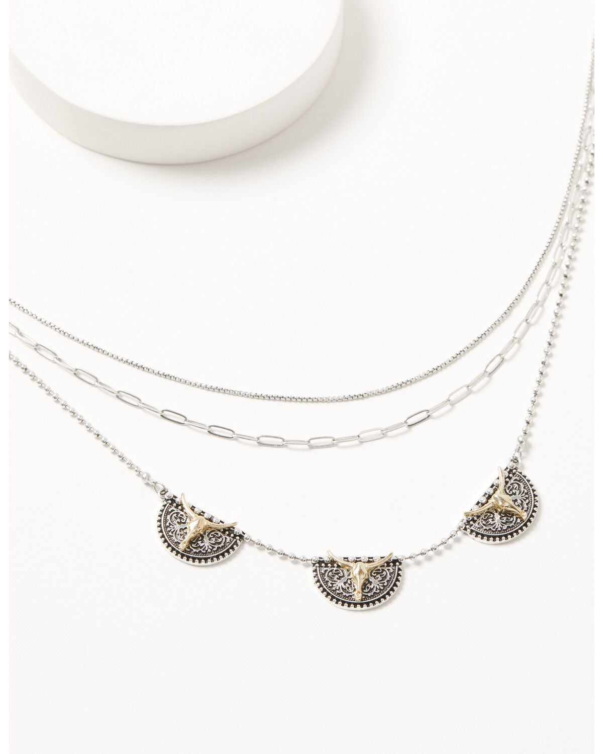 Women's Shyanne Longhorn Layered Necklace