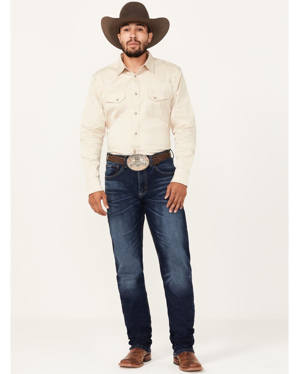 Men's Wrangler 20X Blueberry Garden Dark Wash Slim Straight Stretch Je