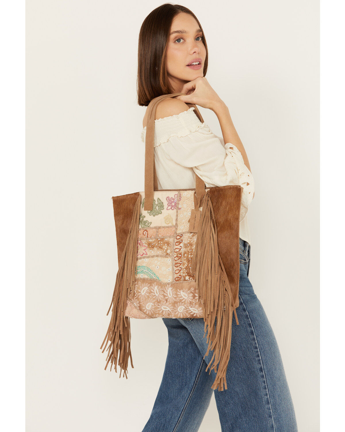 Women's Shyanne Boho Patched Tote
