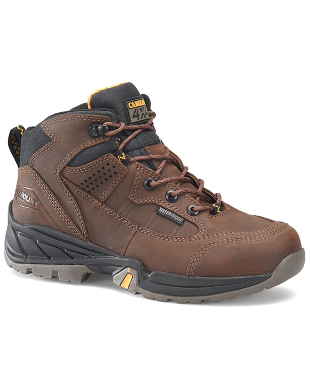 Men's Carolina Builder Waterproof Steel Lace-Up Hiking Boots - Soft To