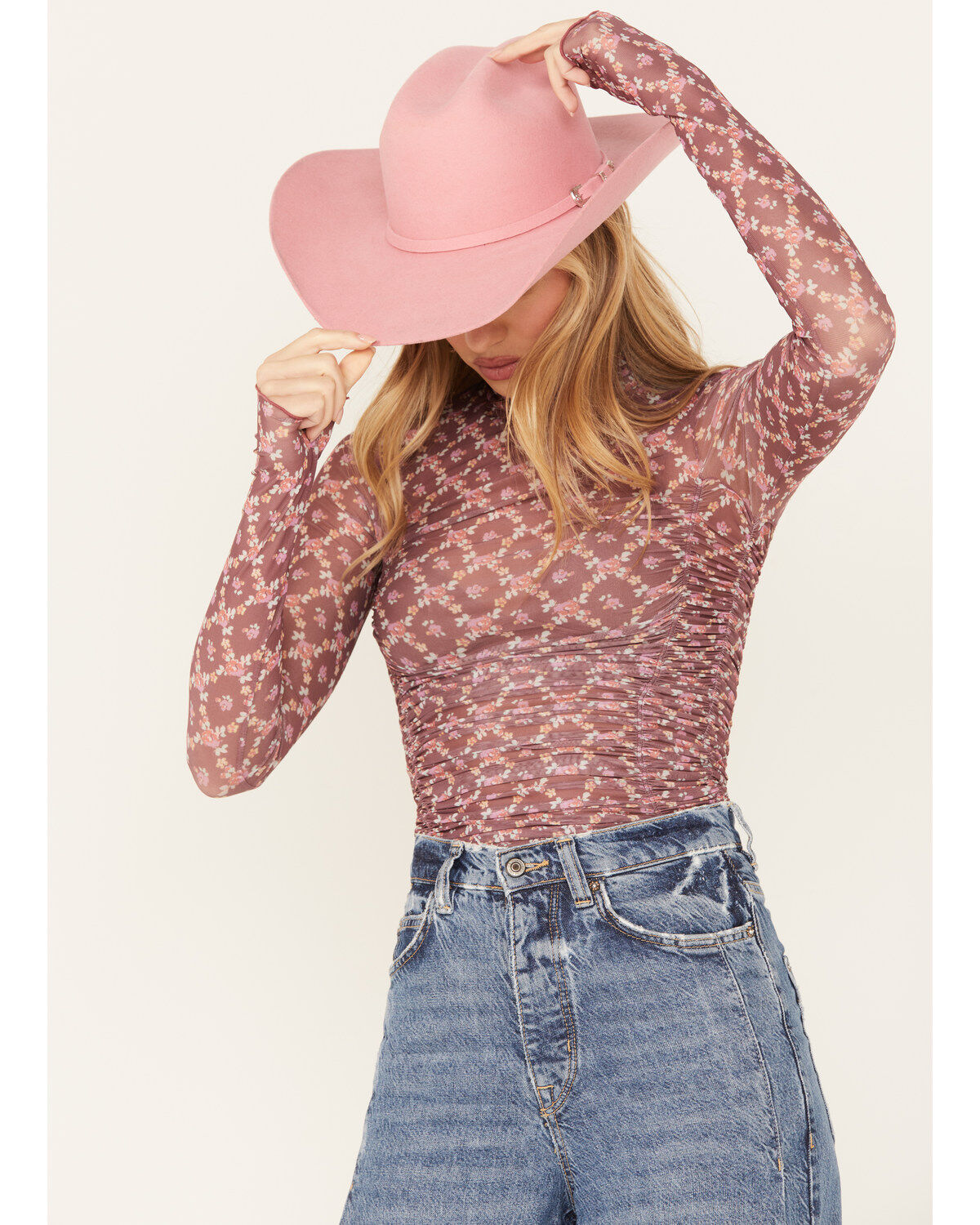 Women's Free People Under It All Printed Bodysuit