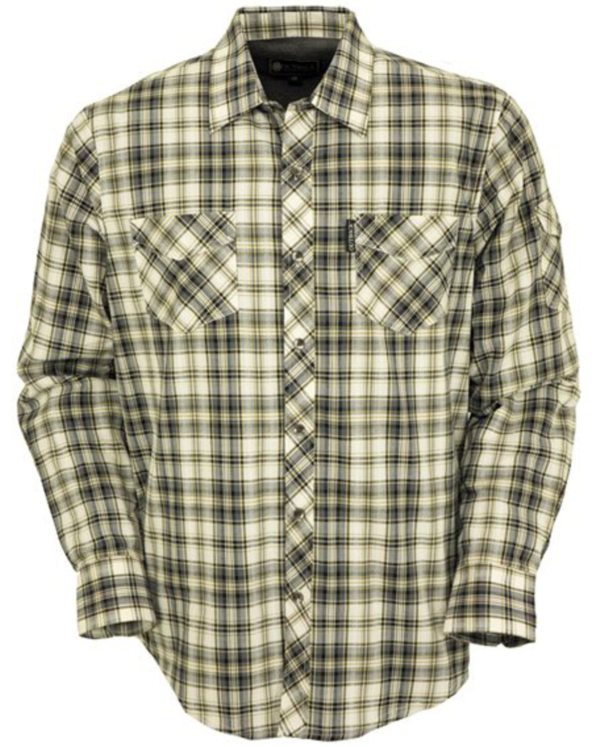 Men's Outback Trading Co Beau Plaid Print Long Sleeve Thermal Lined We
