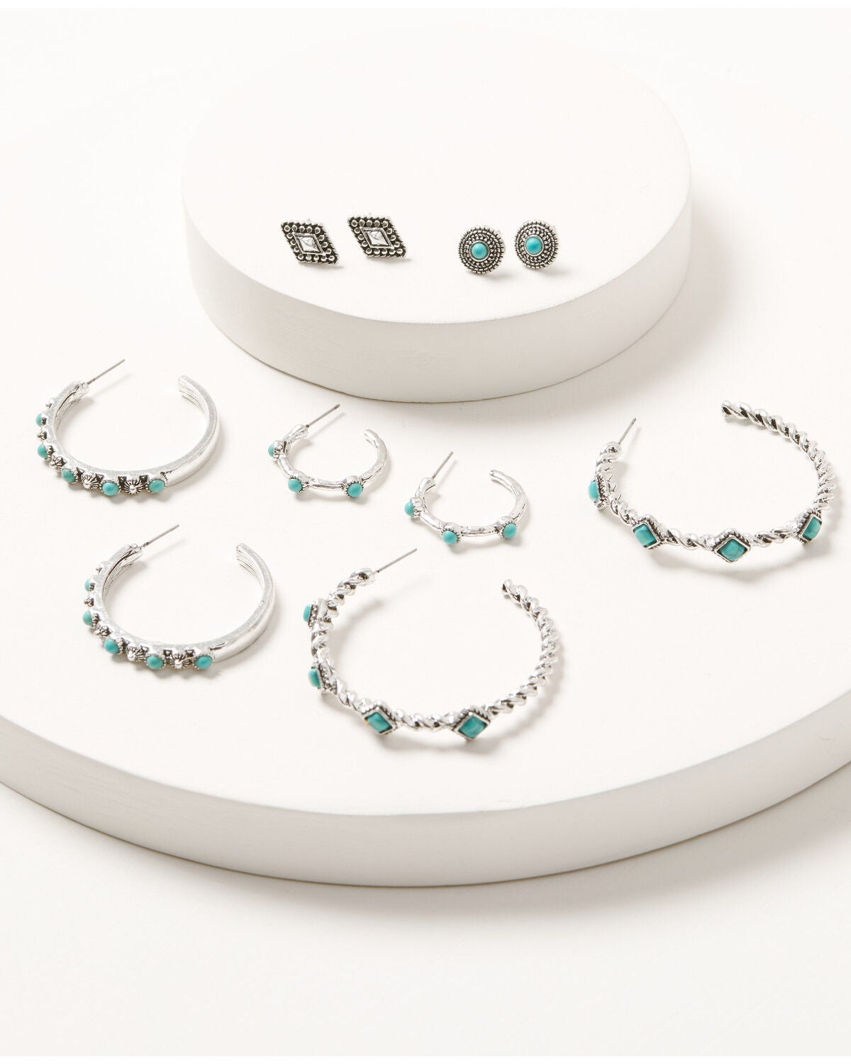 Women's Shyanne Hoops and Studs Earring Set - 5 Piece
