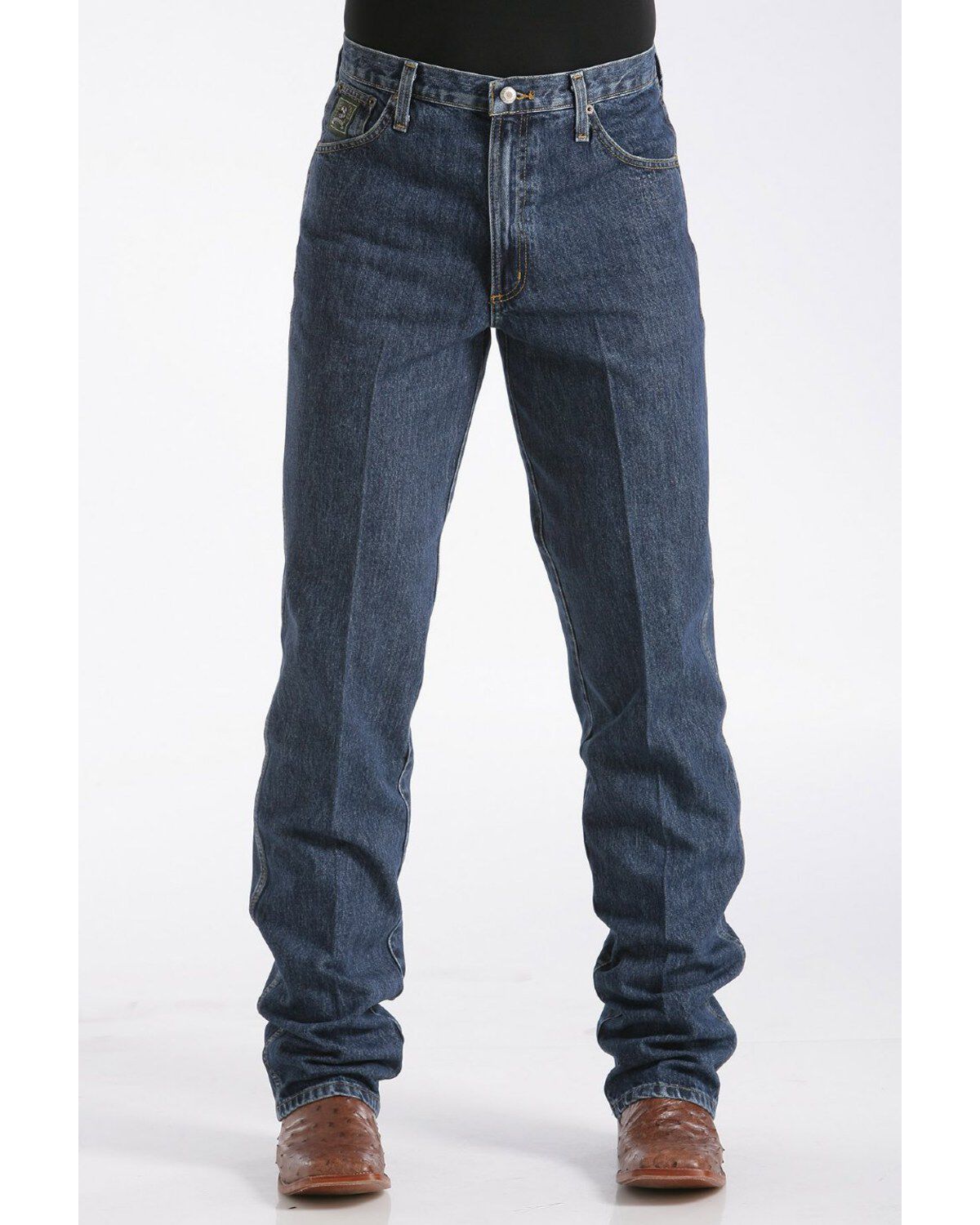 Men's Cinch Green Label Dark Wash Relaxed Denim Jeans